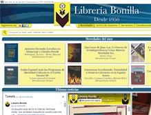 Tablet Screenshot of libreriabonilla.com.mx